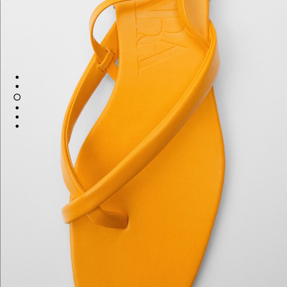 Orange sandals